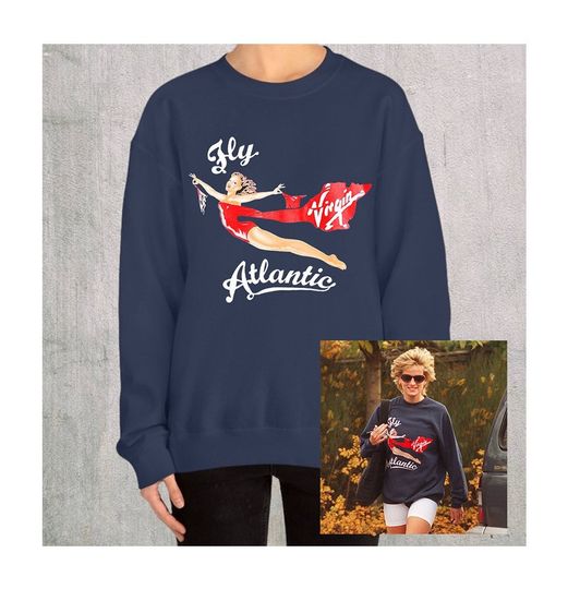 Vintage Princess Diana Fly Atlantic Sweater | 90s style
