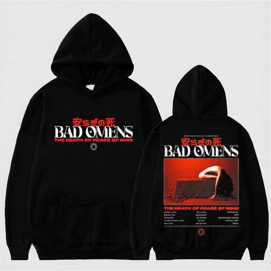 Bad Omens Band Track List 2023 Hoodie, Bad Omens Shirt, Concrete Jungle Tour 2023 Shirt