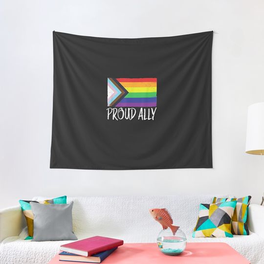 LGBTQ Black Pride Flag Proud Ally Pride Month Tapestry