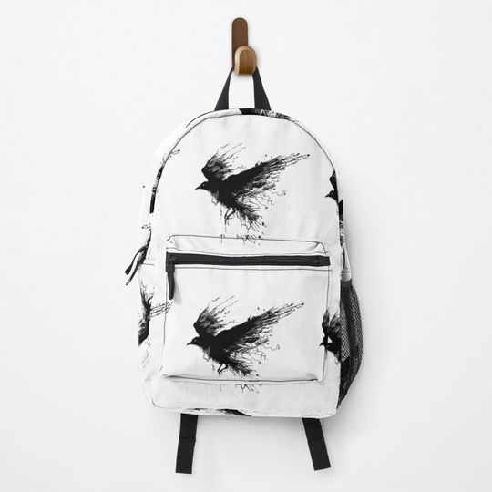 Black raven lover Backpack