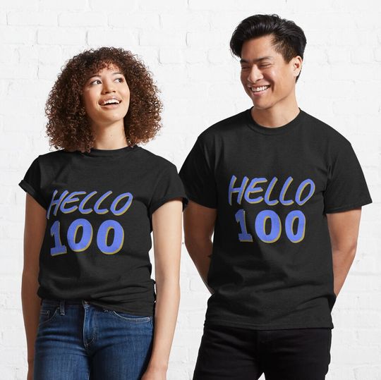 Hello 100th Birthday for Boys T-Shirt
