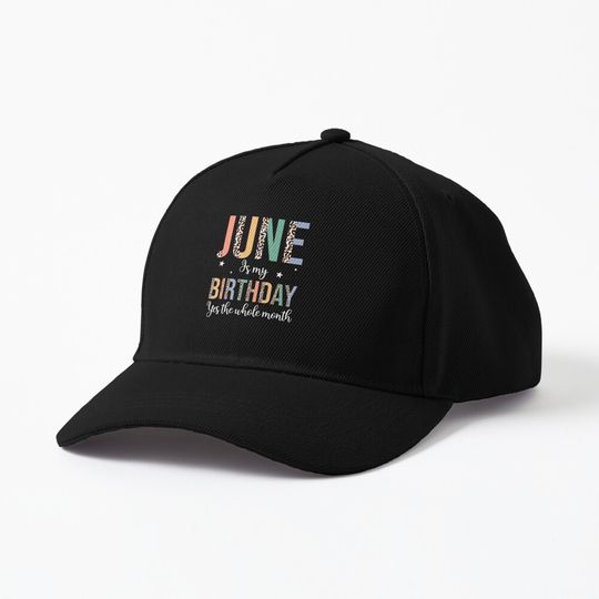 Gorra de Béisbol Cita de Cumpleaños de Junio