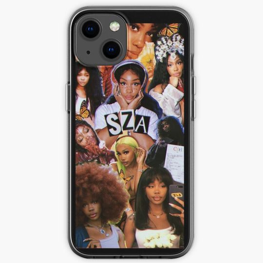 collage of SZA  iPhone Case