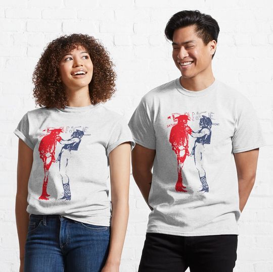 Cowboys Dance Couple Duet Classic T-Shirts