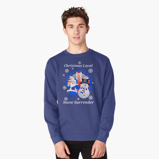Christmas Loyal Snow Surrender Pullover Sweatshirt