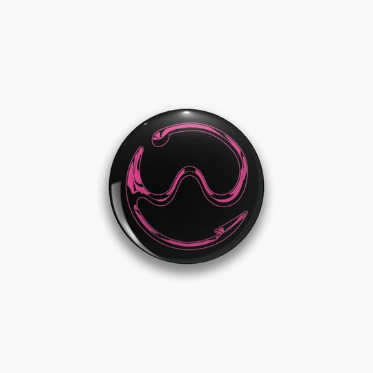 Gaga Chromatica logo (Pink Chrome) Pin