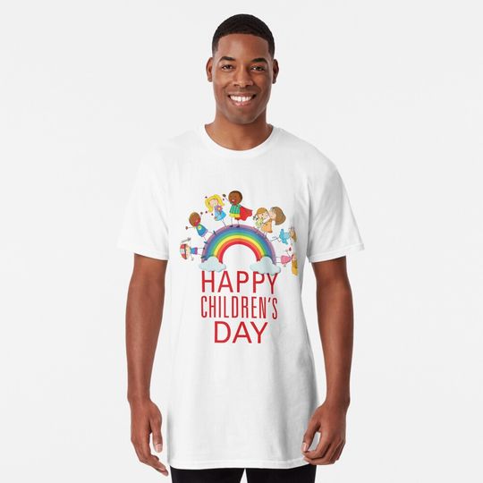 Camiseta Día Del Niño Felicitación para Hombre Mujer Niño