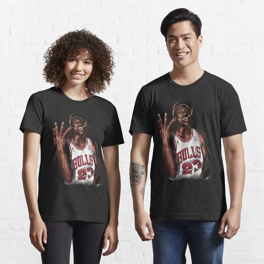 Vintage Michael Jordan Three Peat  Essential T-Shirt