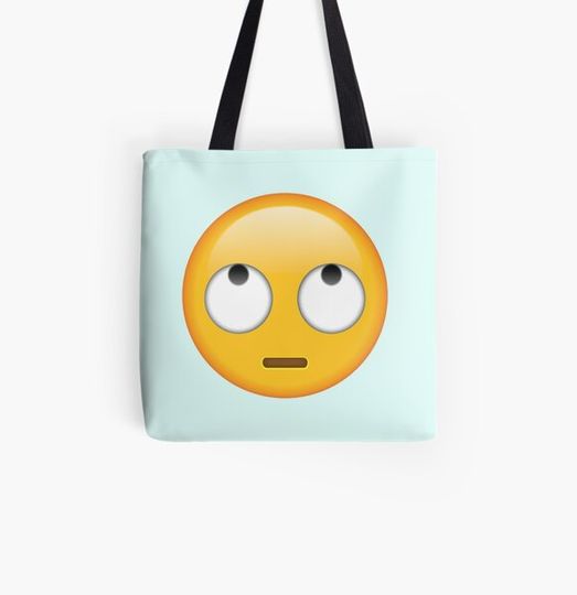 rolling eyes emoji Bag