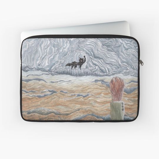 The Winter Wolf - Fantastic Mr Fox by Wes Anderson Laptop Sleeve