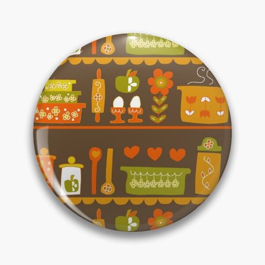 Lets Cook at Home Pin Button