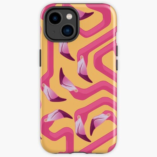 Flamingo Maze Iphone Case