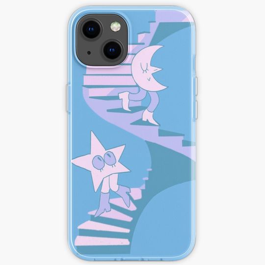 The Moon and The Star (blue) iPhone Case