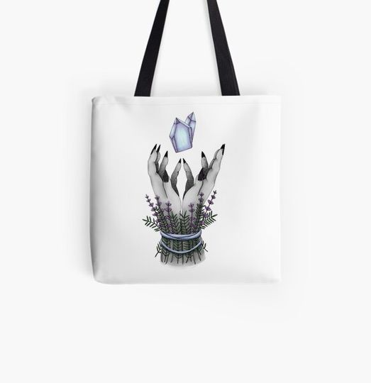 crystal hands colored Bag