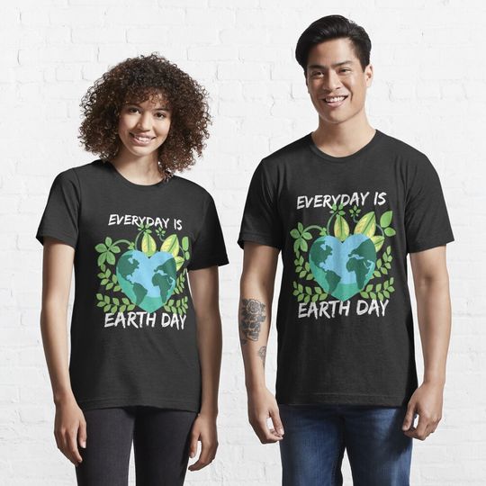 Everyday Is Earth Day Minimalist Vintage Essential T-Shirt