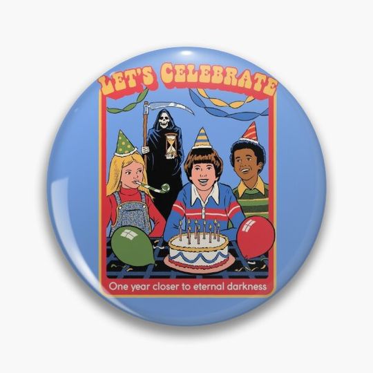 One Year Closer Pin Button