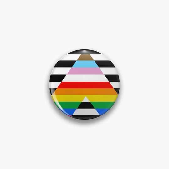 LGBTQ+ Ally Progress Pride Flag Pin