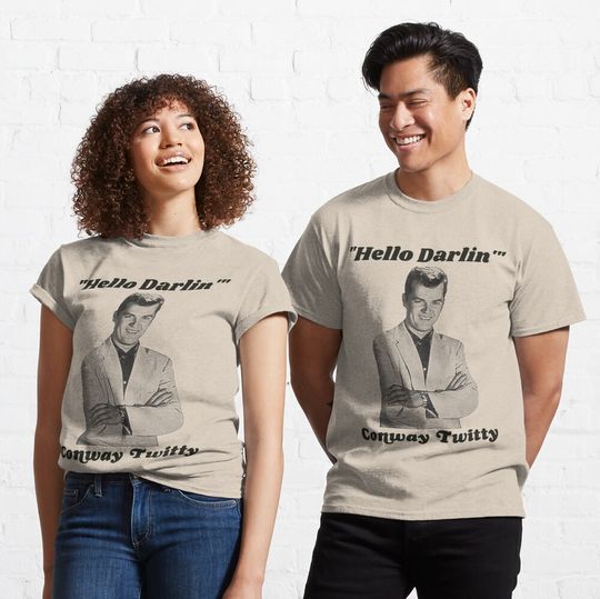 Conway Twitty Hello Darlin' Country Legend FanArt T-Shirt