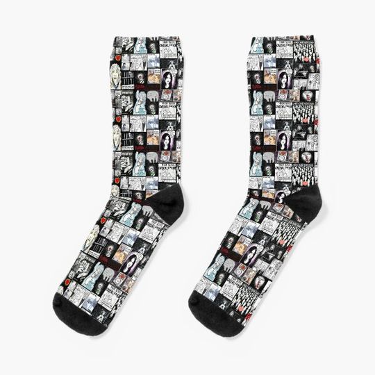 Peyton Sawyer Art Mashup Socks