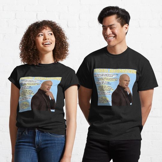 Pitbull Affirmations Classic T-Shirt