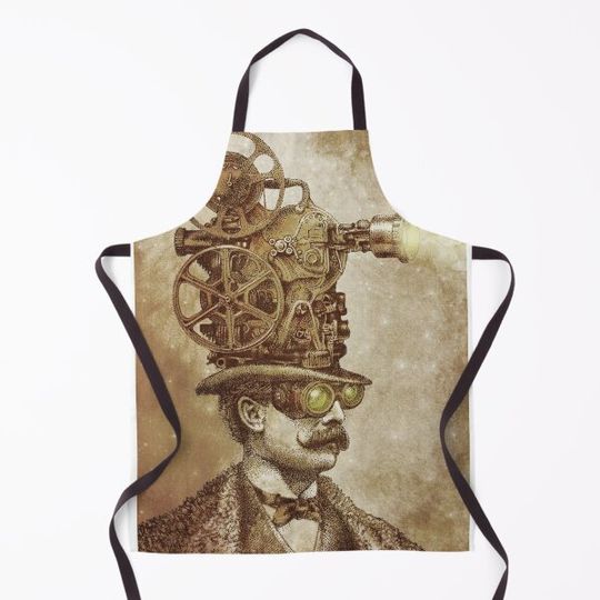 The Projectionist (sepia option) Kitchen Apron
