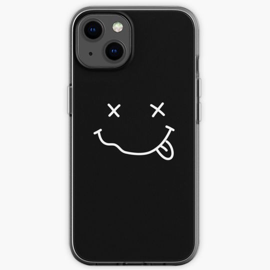 Drip smiley face - Dripping smiling face iPhone Case