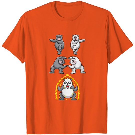 Funny Panda Fusion Polar Bear Transformation T Shirt