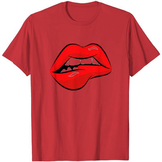 Bite Lip T Shirt