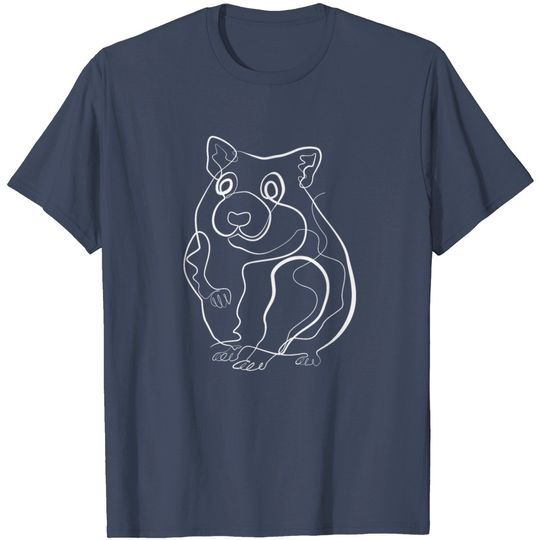 Mouse Little Mouse - One Line Drawing T Shirt