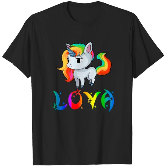 Lova Unicorn T Shirt