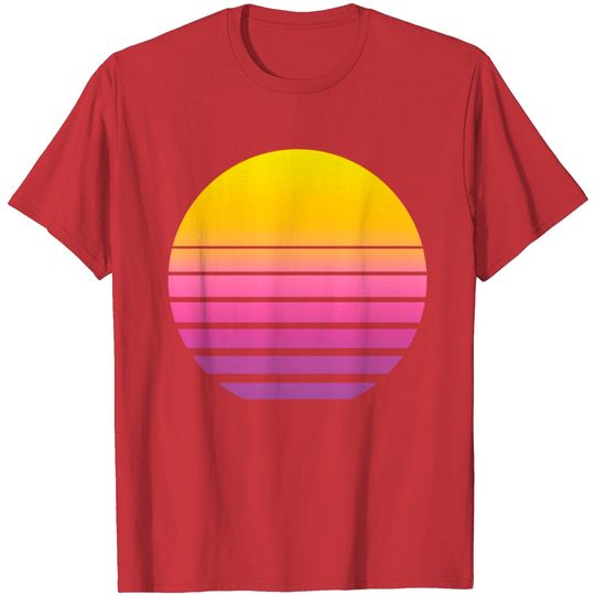Sun Retro 80s T Shirt