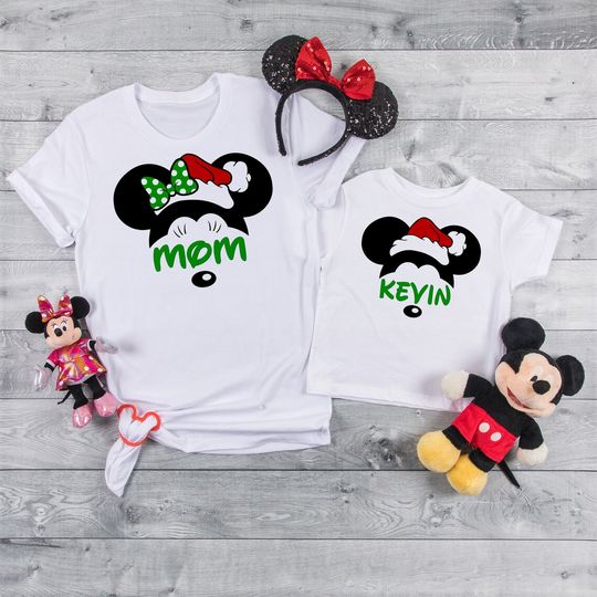 Disney Family Christmas Matching Custom T-Shirt