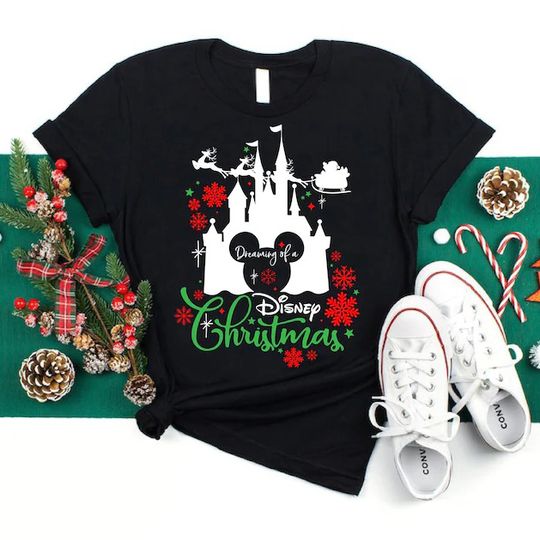 Disney Christmas Mickey's Party Disneyland Christmas Family Matching Custom T-Shirt