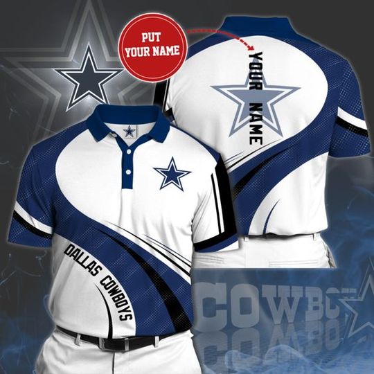 Personalized Dallas Cowboys Polo Shirt