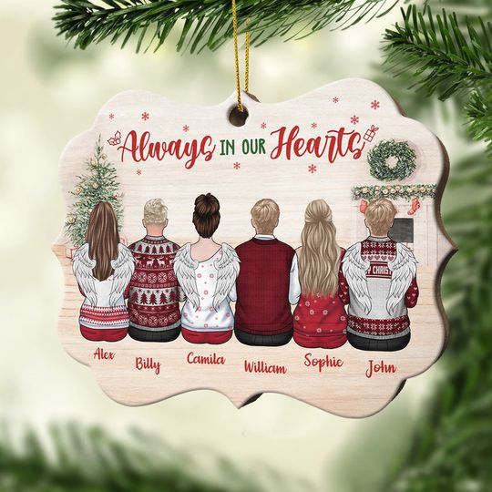 brothers-and-sisters-forever-linked-together-personalized-shaped-ornament