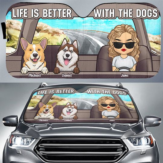 life-is-better-with-the-dogs-gift-for-pet-lovers-personalized-auto-sunshade