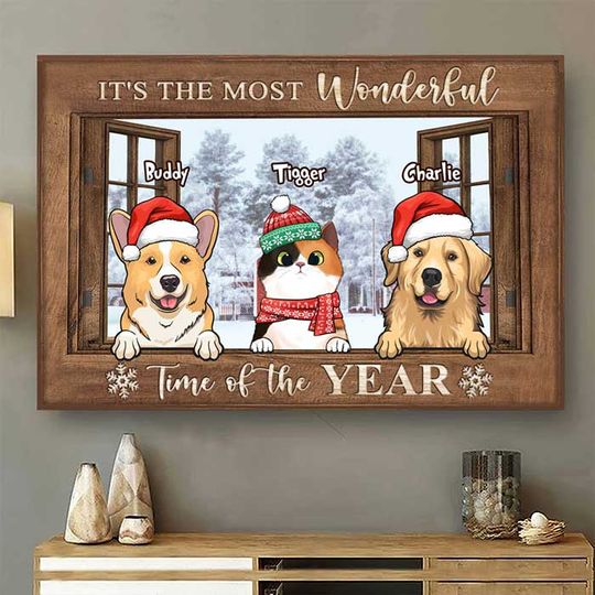 merry-christmas-ya-filthy-animal-personalized-horizontal-poster