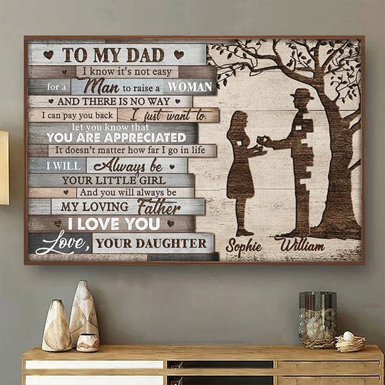 i-will-always-be-your-little-girl-personalized-horizontal-poster