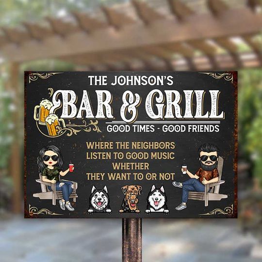 bar-amp-grill-good-times-personalized-metal-sign-gift-for-couples-husband-wife
