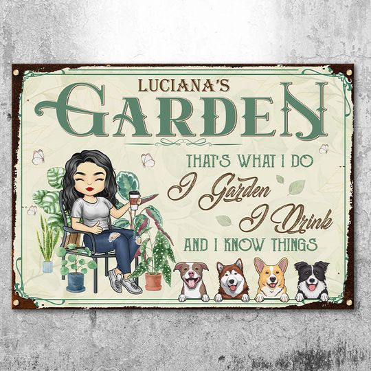 i-garden-amp-i-know-things-personalized-metal-sign-gift-for-gardening-lovers