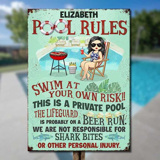 the-pool-rules-personalized-metal-sign-gift-for-couples-husband-wife