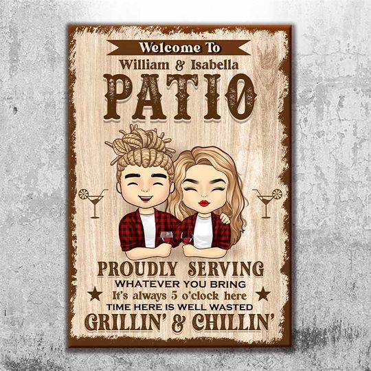 welcome-to-our-patio-gift-for-couples-husband-wife-personalized-metal-sign