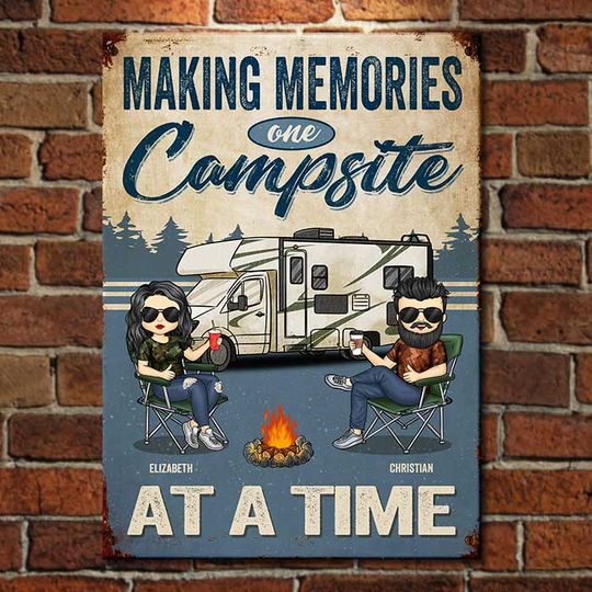 making-memories-one-campsite-personalized-metal-sign
