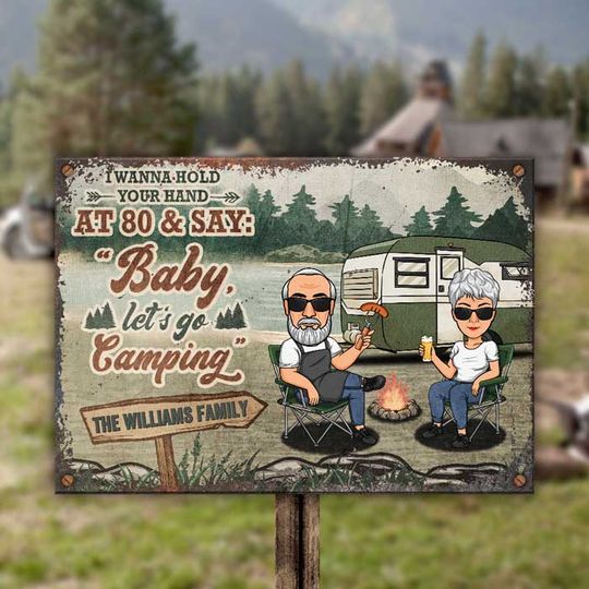 baby-let-s-go-camping-personalized-metal-sign-gift-for-couples-gift-for-camping-lovers
