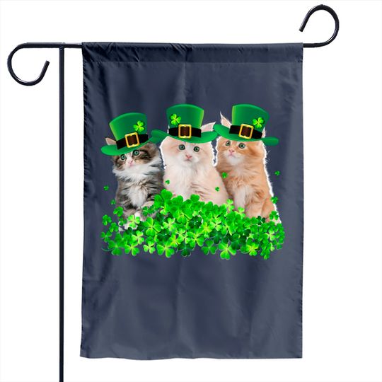 three-cat-st-patricks-day-garden-flag-kitty-kitten-lover-irish-garden-flag