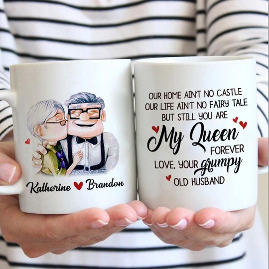 our-home-ain-t-no-castle-personalized-mug