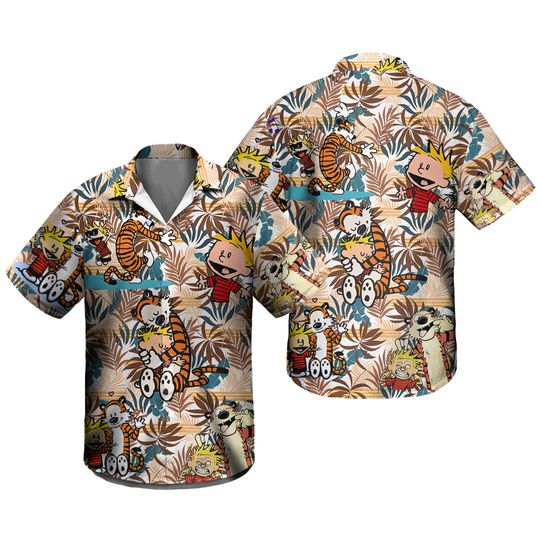 calvin-and-hobbes-summer-hawaiian-shirt
