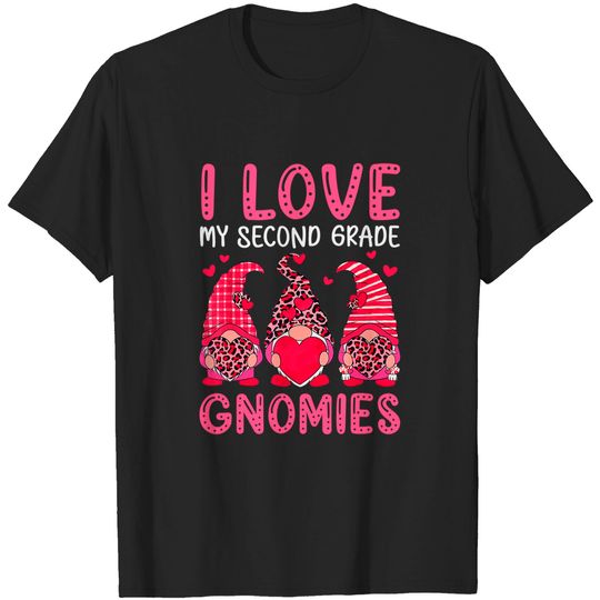 i-love-my-2nd-grade-gnomies-teacher-valentine-100-day-school-t-shirt
