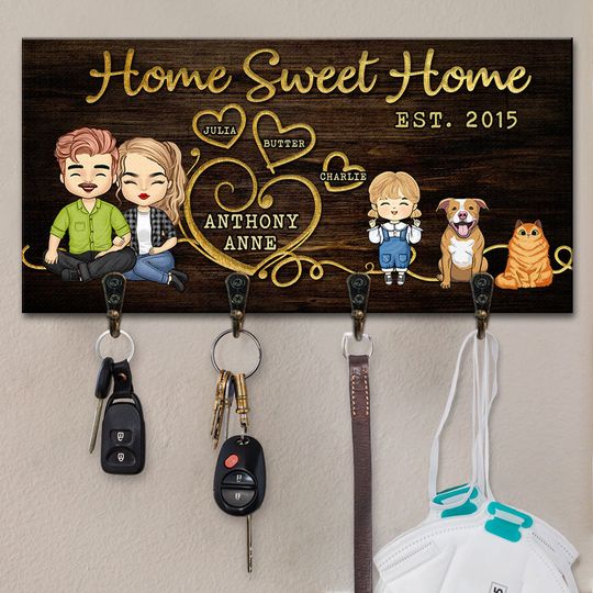 home-sweet-home-parents-kids-amp-pets-personalized-key-hanger-key-holder-anniversary-gifts-gift-for-couples-husband-wife