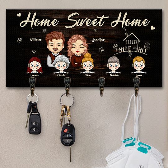 there-is-no-place-happier-than-our-home-personalized-key-hanger-key-holder-gift-for-couples-husband-wife